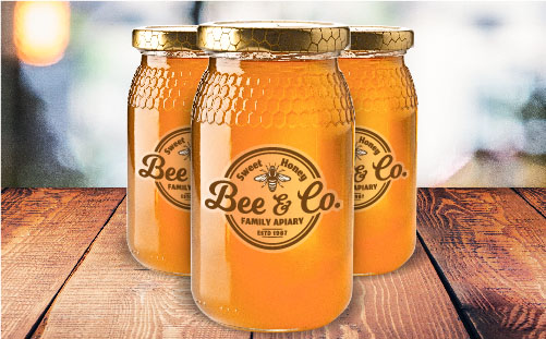 Clear Honey Labels